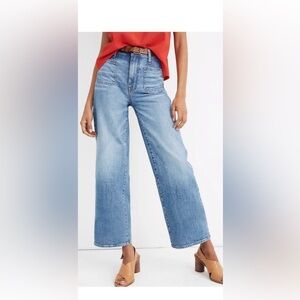 Madewell Wide-leg Crop Jean Size 29p. GUC